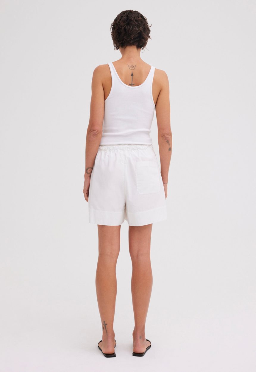 Jac + Jack Mira Cotton Short - White